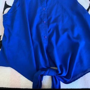 Royal blue women’s blouse